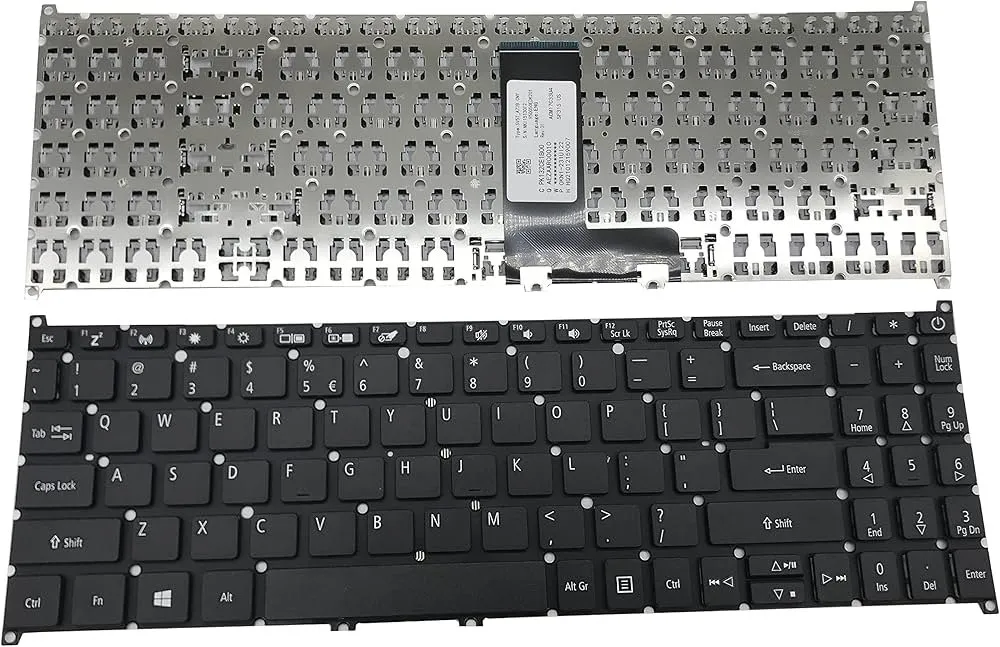 Keyboard go go go Aspire a315-54 a315-54g a315-54k a515-54 a515-54g a315-55g a315-55 a315-55k a315-55kg 3 a315-42 a315-42g a315 için 5-56 ABD Düzeni Dizüstü Bilgisayar Dahili Klavye