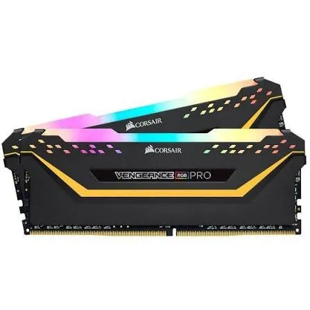 CORSAIR 16GB (2x8GB) Vengeance RGB PRO Siyah DDR4 3600MHz CL18 Dual Kit Ram