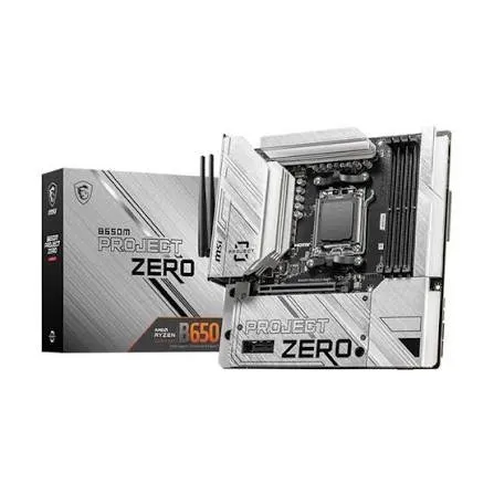 MSI B650M Project Zero AM5 Soket DDR5 7600(OC)MHz mATX Anakart