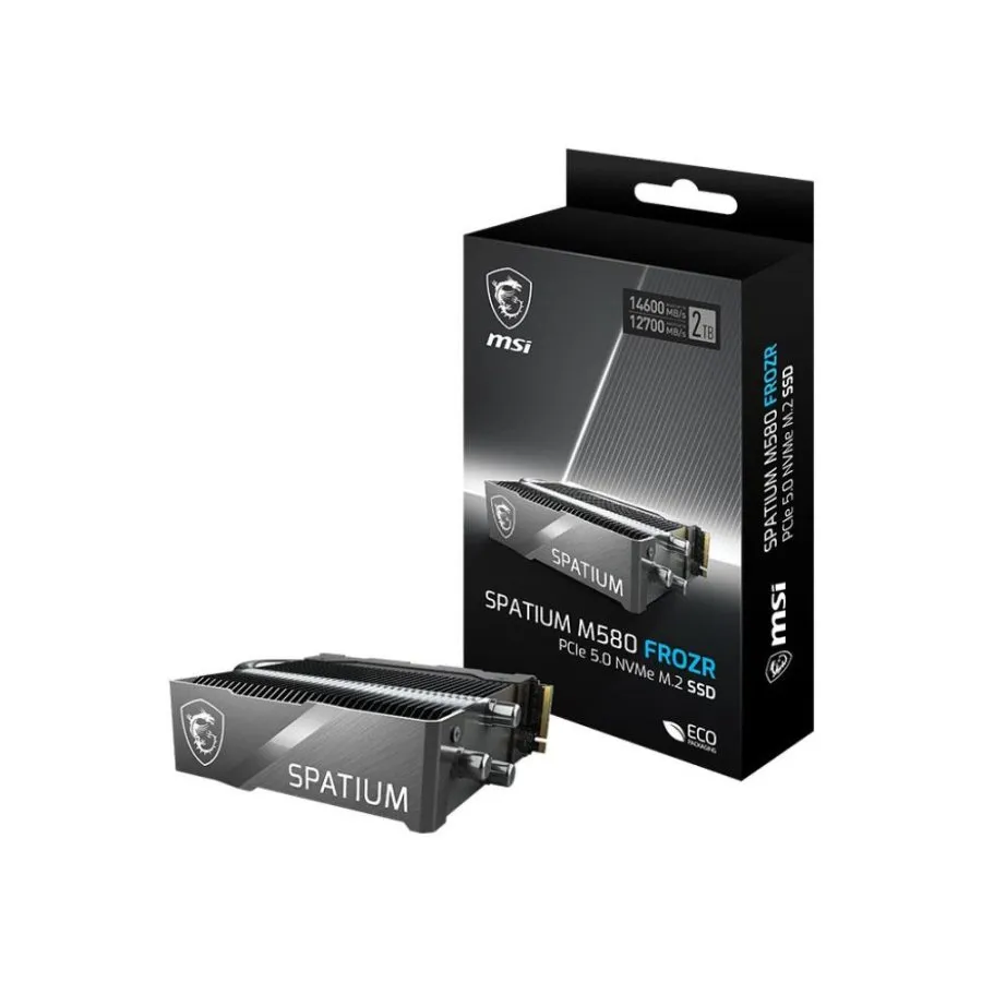 MSI SPATIUM M580 PCI 5.0 NVME M.2 2TB FROZR SSD (14.600MB Okuma/ 12.700MB Yazma)